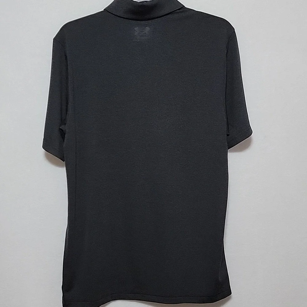 Under Armour Mens The Playoff Polo Shirt‎ Small Gray Short Sleeve UPF 30 New
